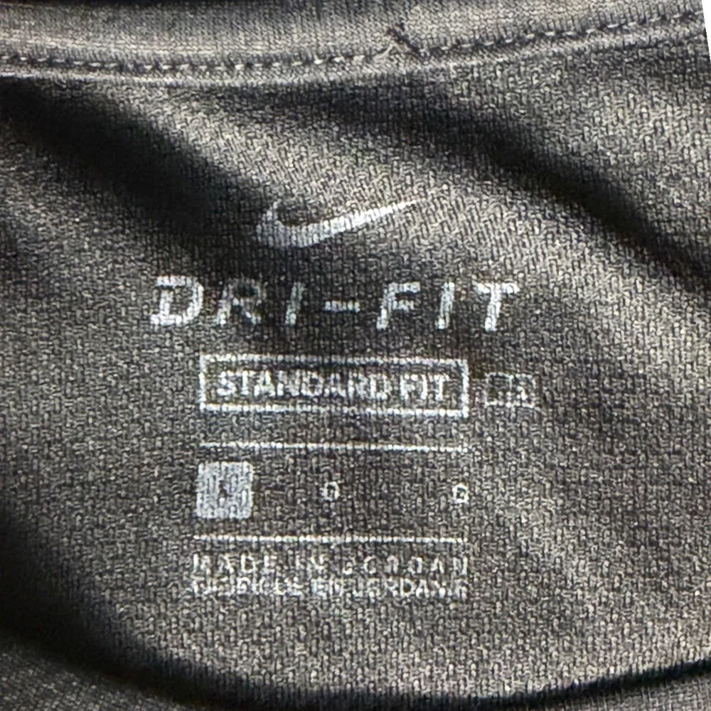 Nike T-Shirt Mens L DB4229-010 Black Dri-FIT Standard Fit Short Sleeve EUC